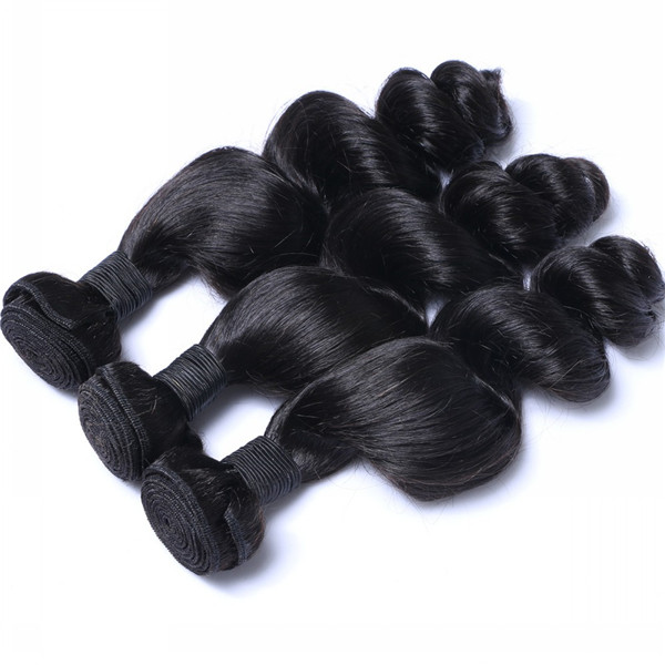 Wholesale Indian Human Remy Hair Loose Wave Good Quality Hair Weaves Belle Hair  LM140